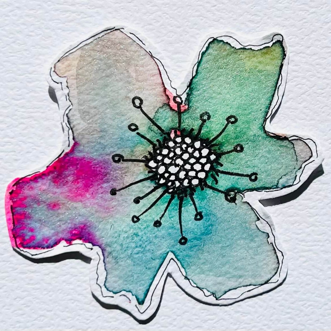 Eine fertige Blüte