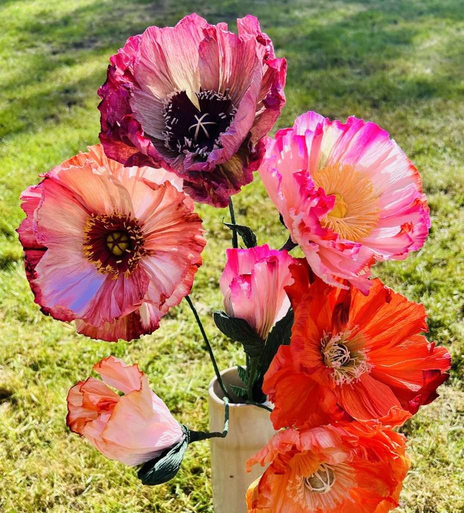Papierblumenstrauß
