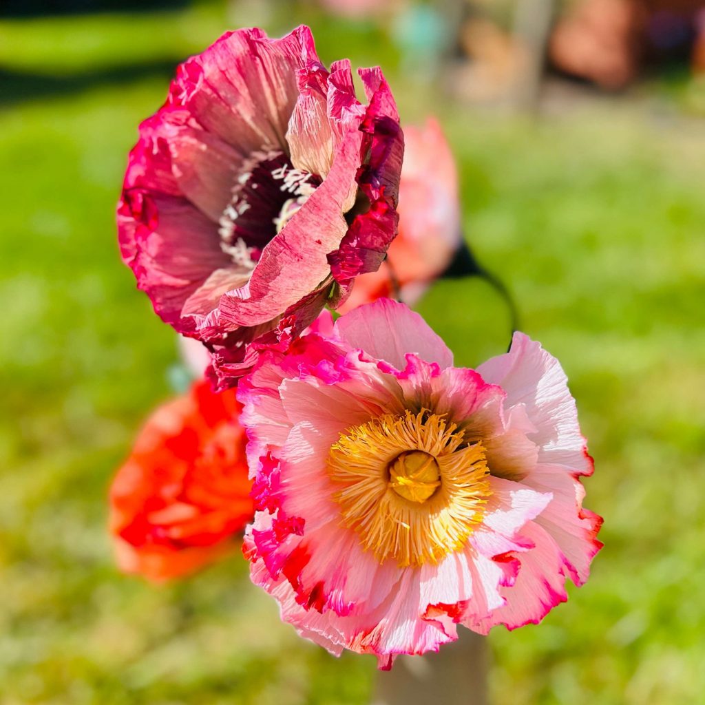 Blumenstrauß aus Papierblumen