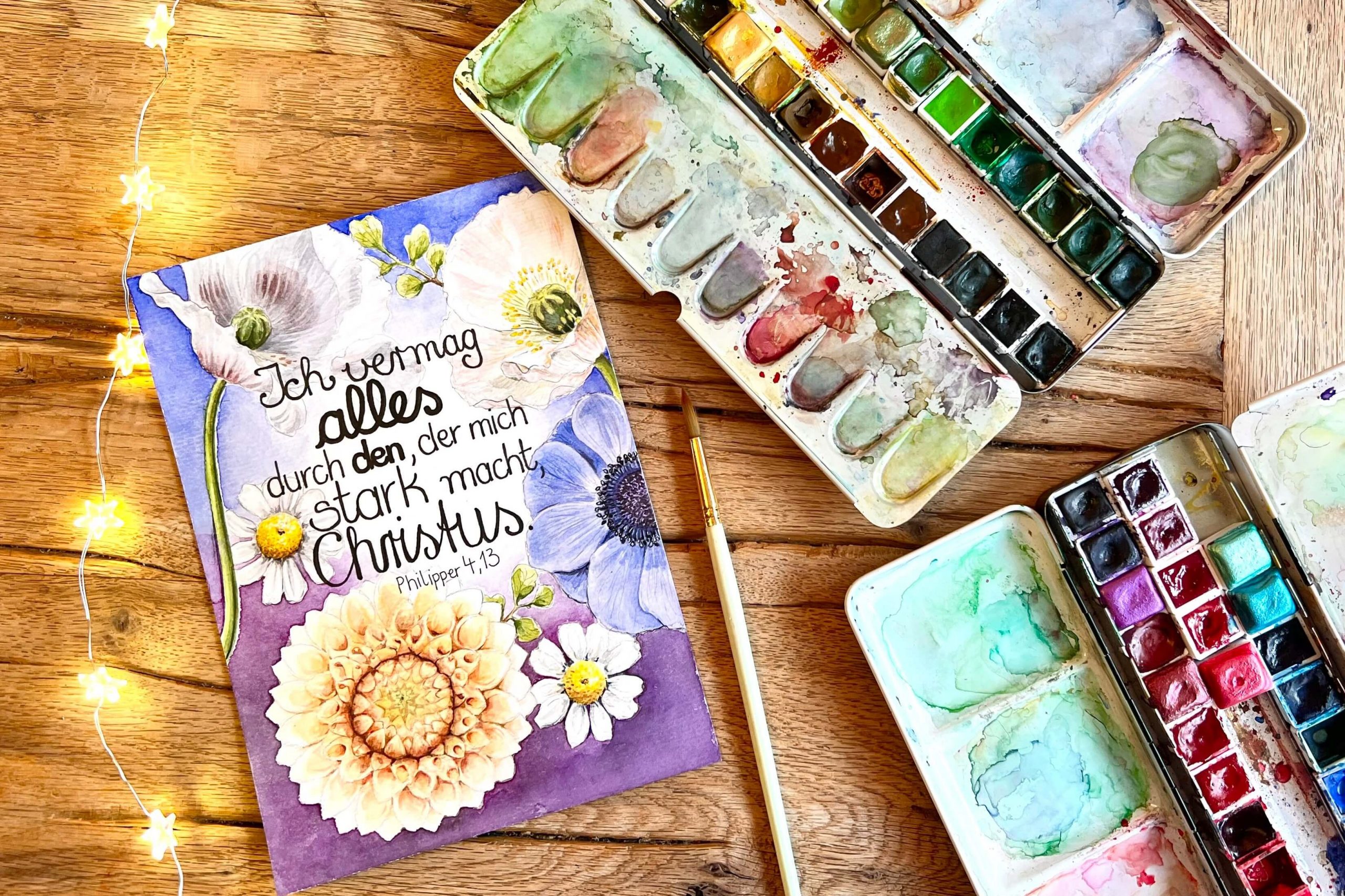 Mein Aquarellkasten ist zu klein für alle Farben