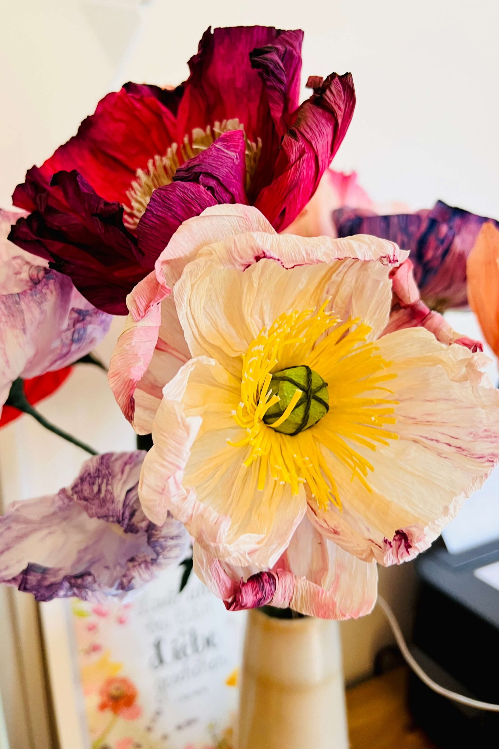 fertige Mohnblüten