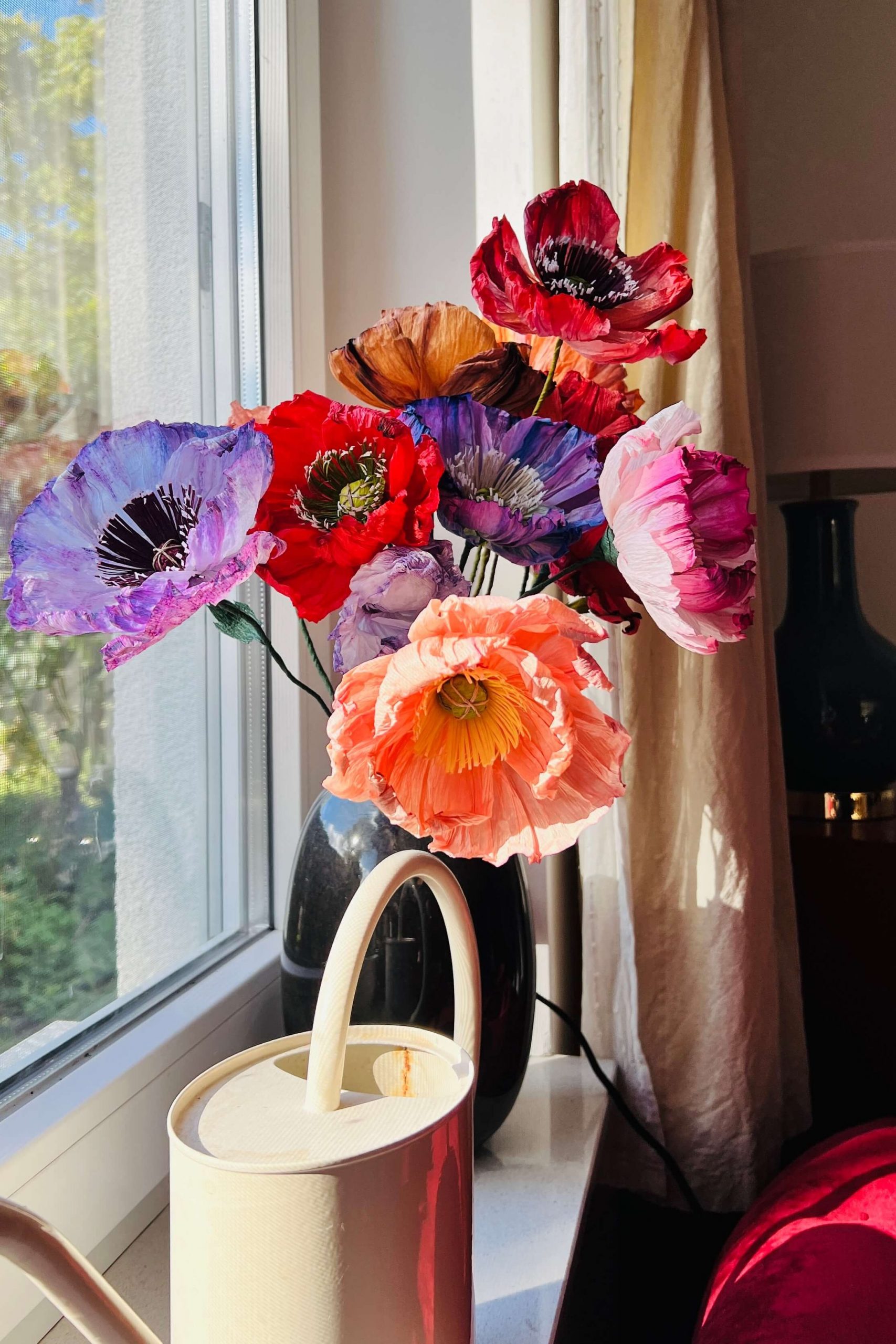 Blumenstrauß aus Papierblumen