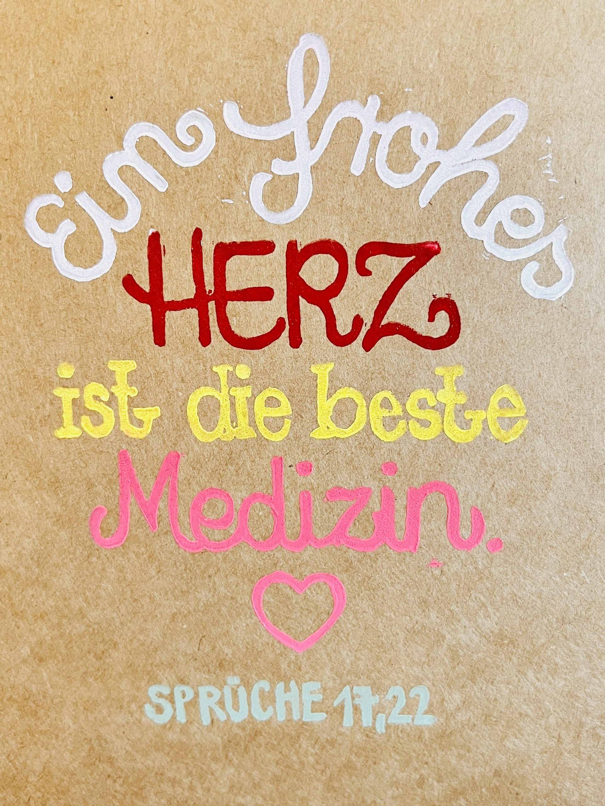 Druck: Ein frohes Herz ist die beste Medizin