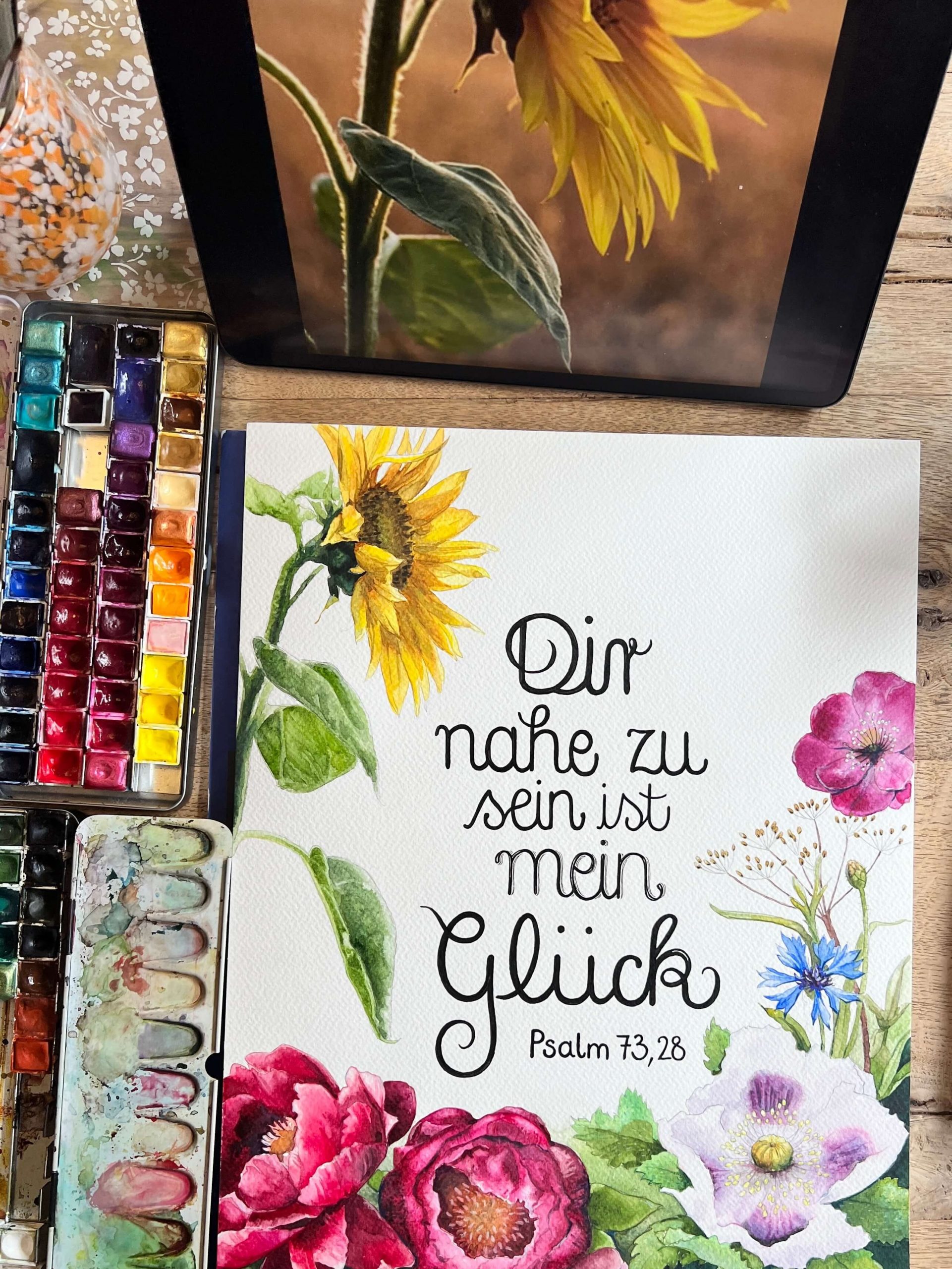 Fertige Sonnenblume