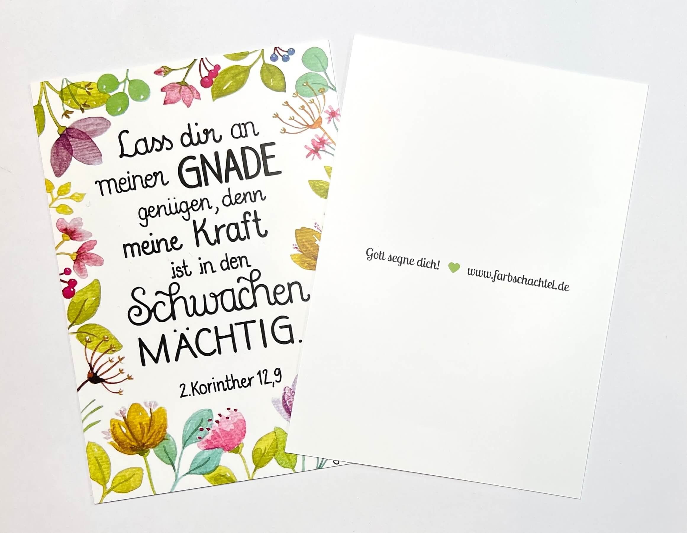 Rückseite der Postkarte