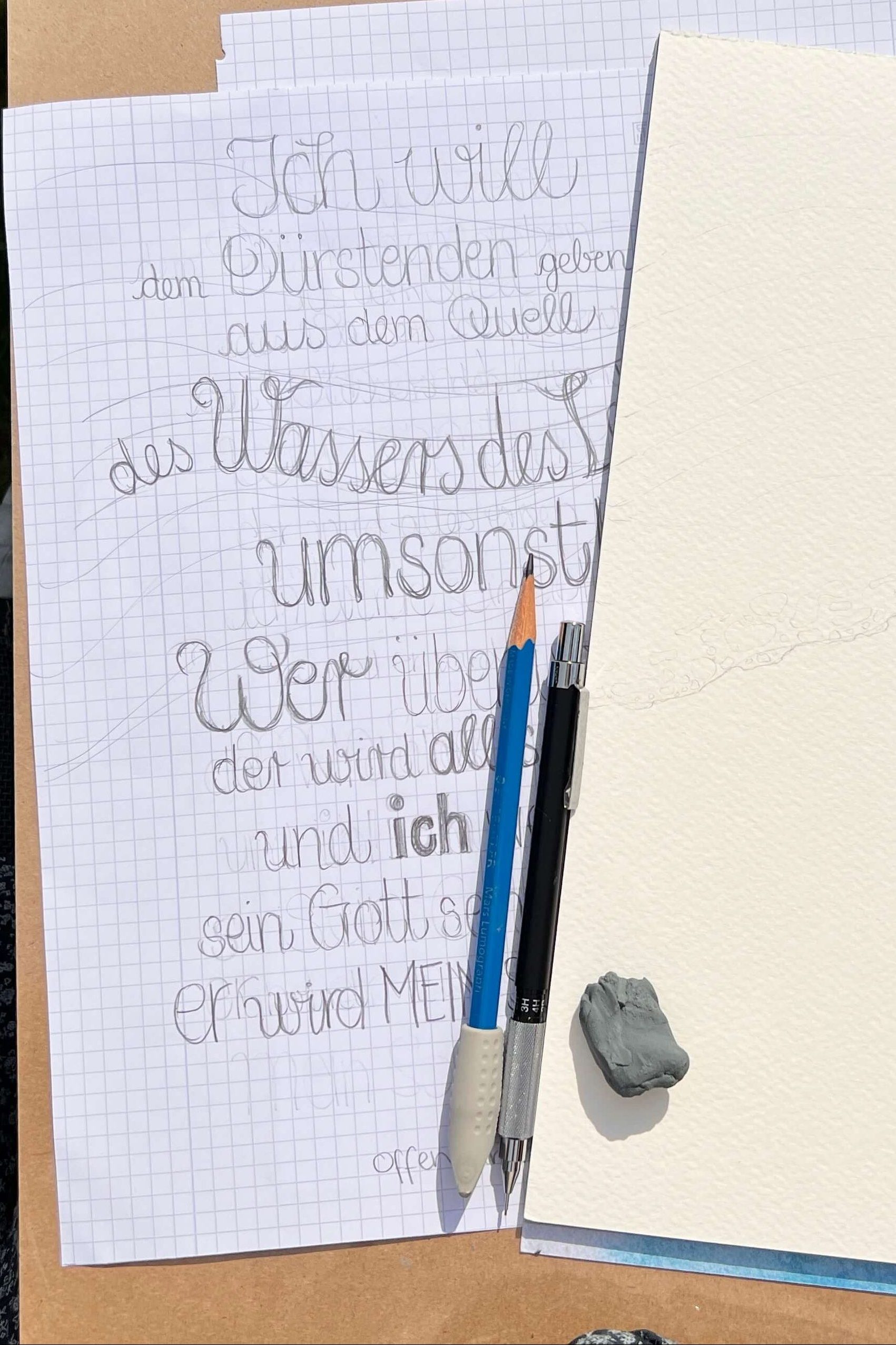 Textentwurf zum Bibelvers