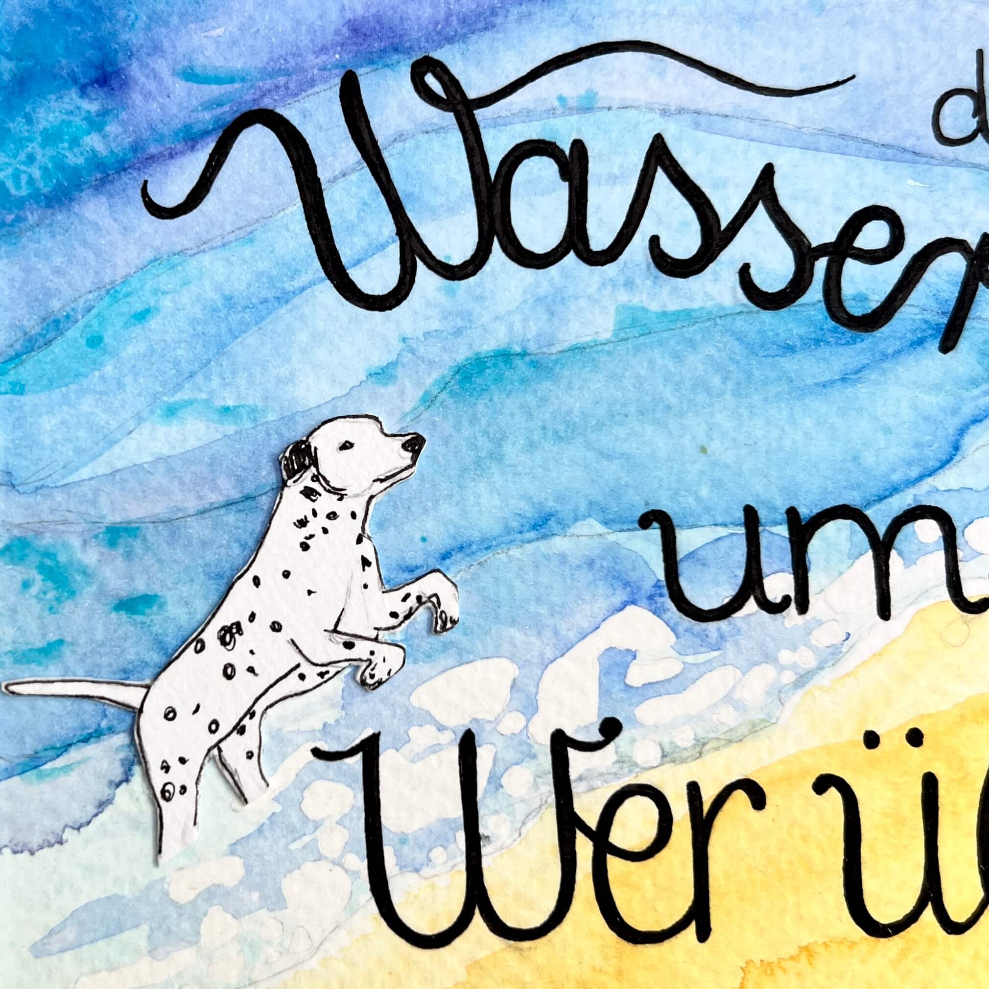 ... und Dalmatiner aufgeklebt