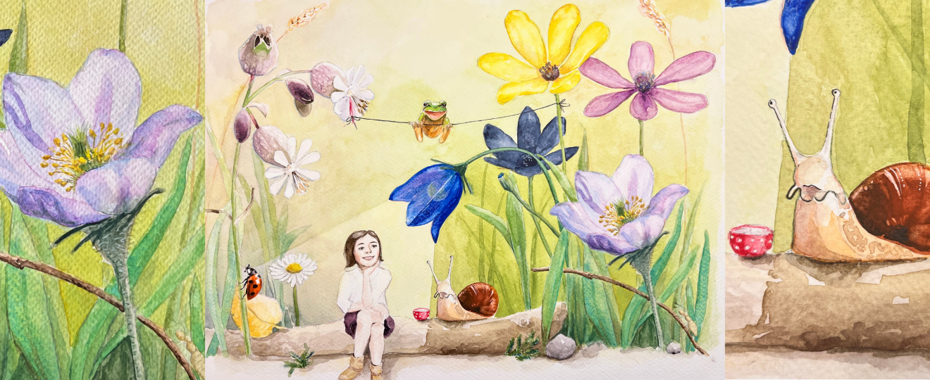 Header Gartenwelt Aquarell