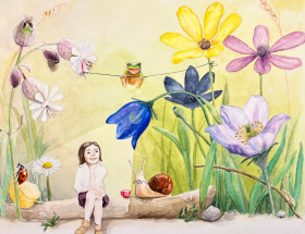 Header Gartenwelt Aquarell