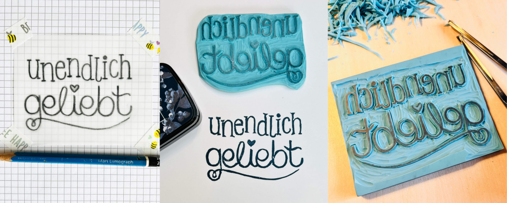 Header Stempel unendlich geliebt