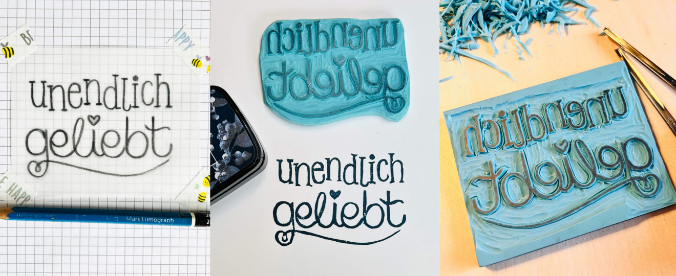 Header Stempel unendlich geliebt