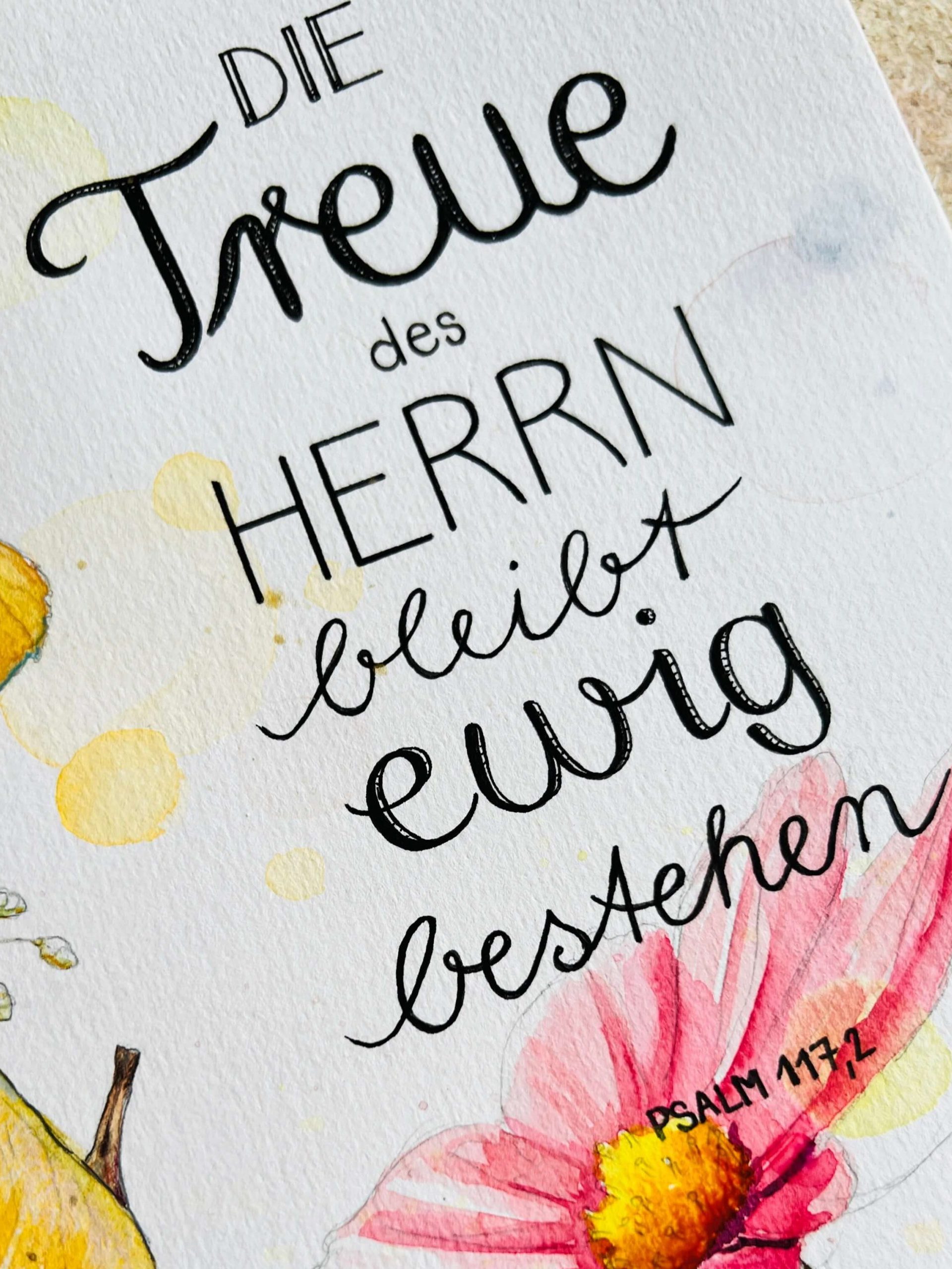 Die Treue des HERRN bleibt ewig bestehen