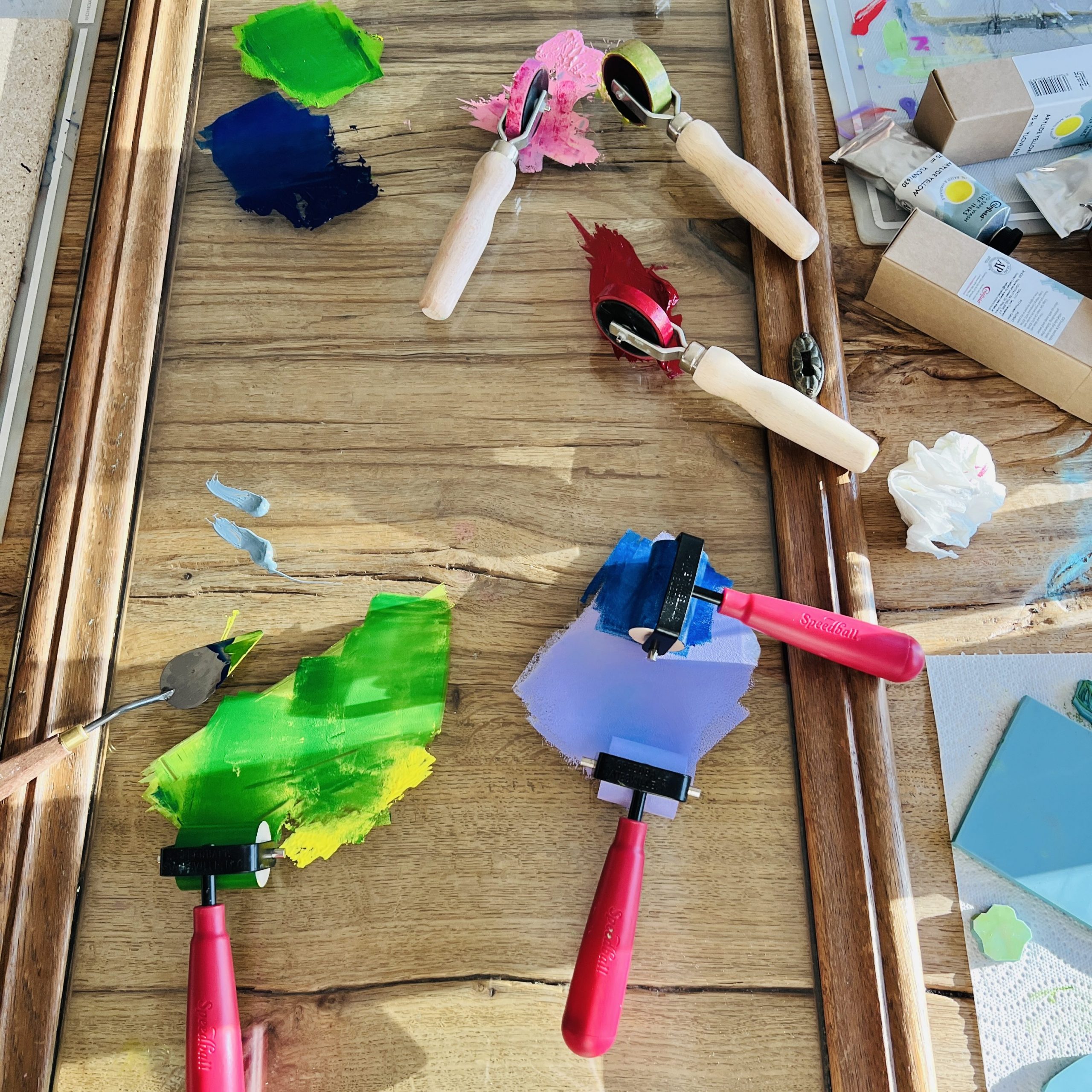 unsere Farben und Walzen