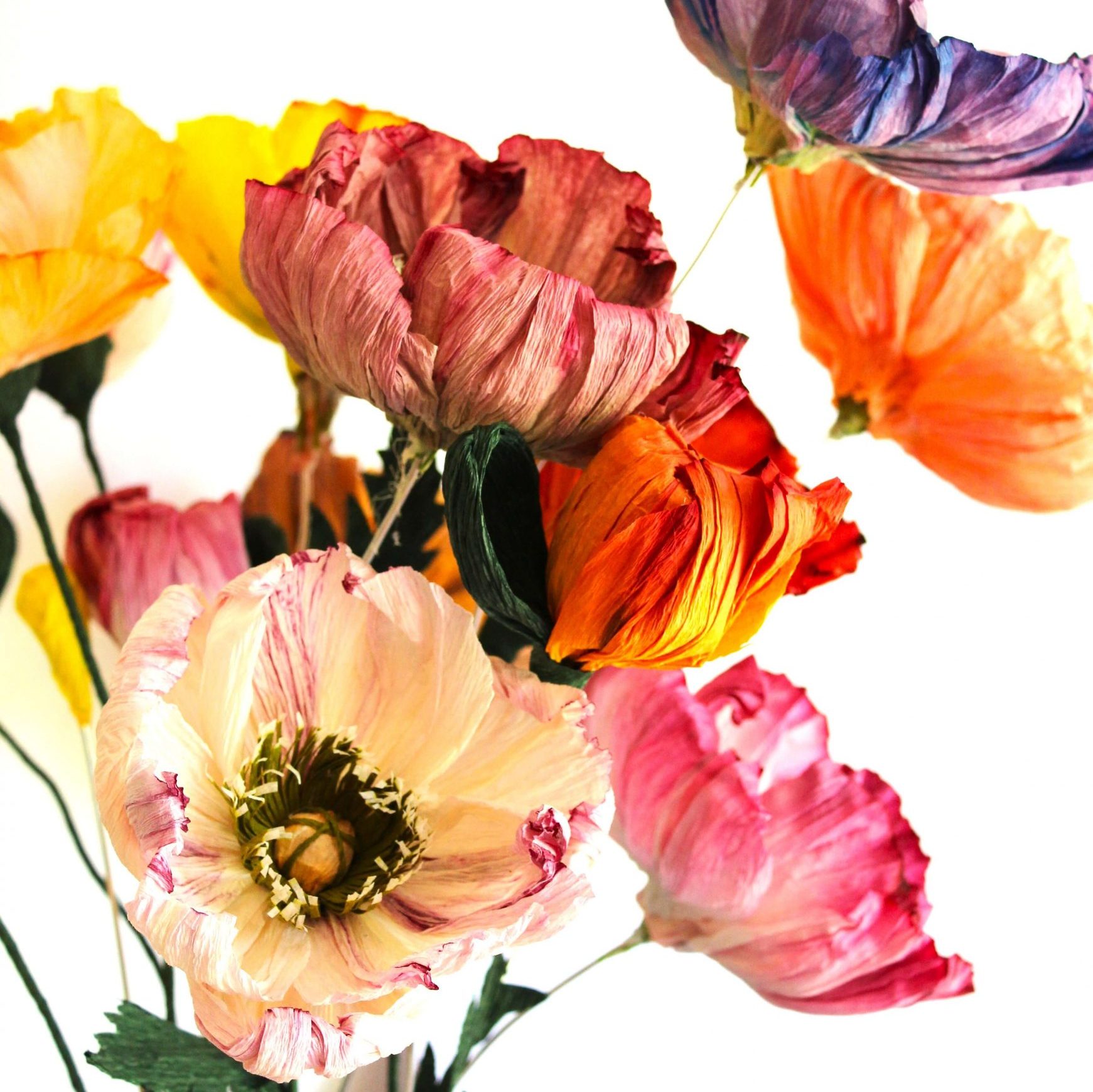 Blumenstrauß aus Krepppapier