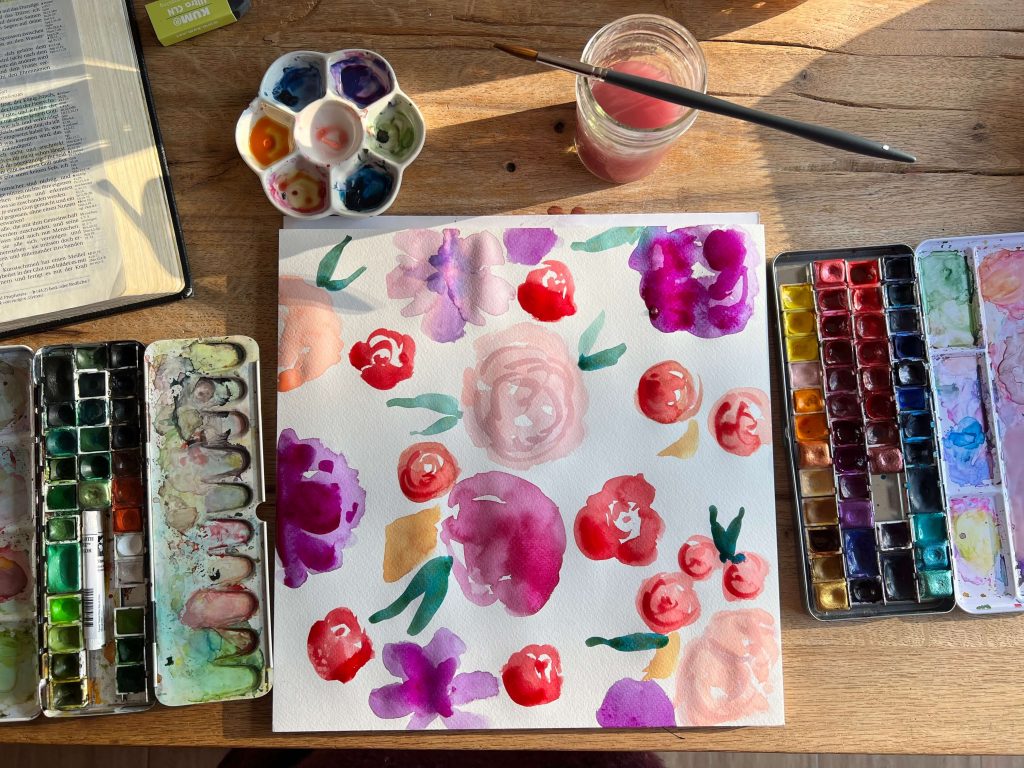 einfach drauf los malen