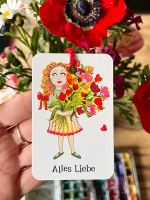 Geschenkanhänger Alles Liebe