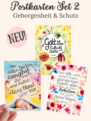Postkarten Set 2 Geborgenheit und Schutz