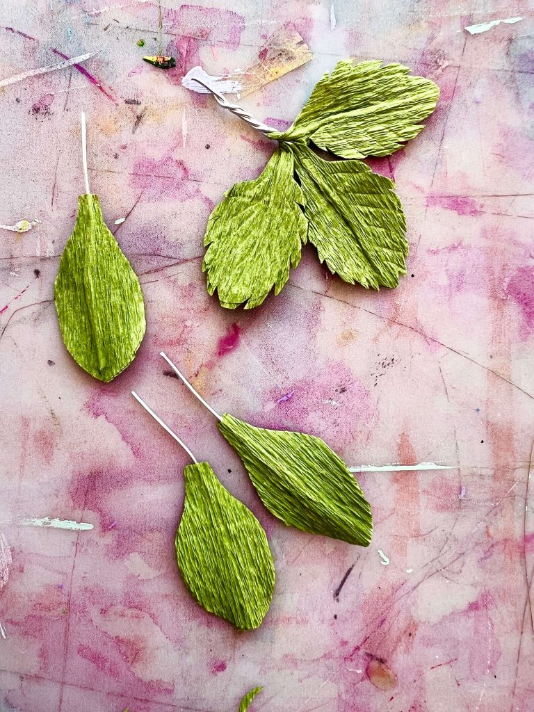 Erbeerblätter Produktion