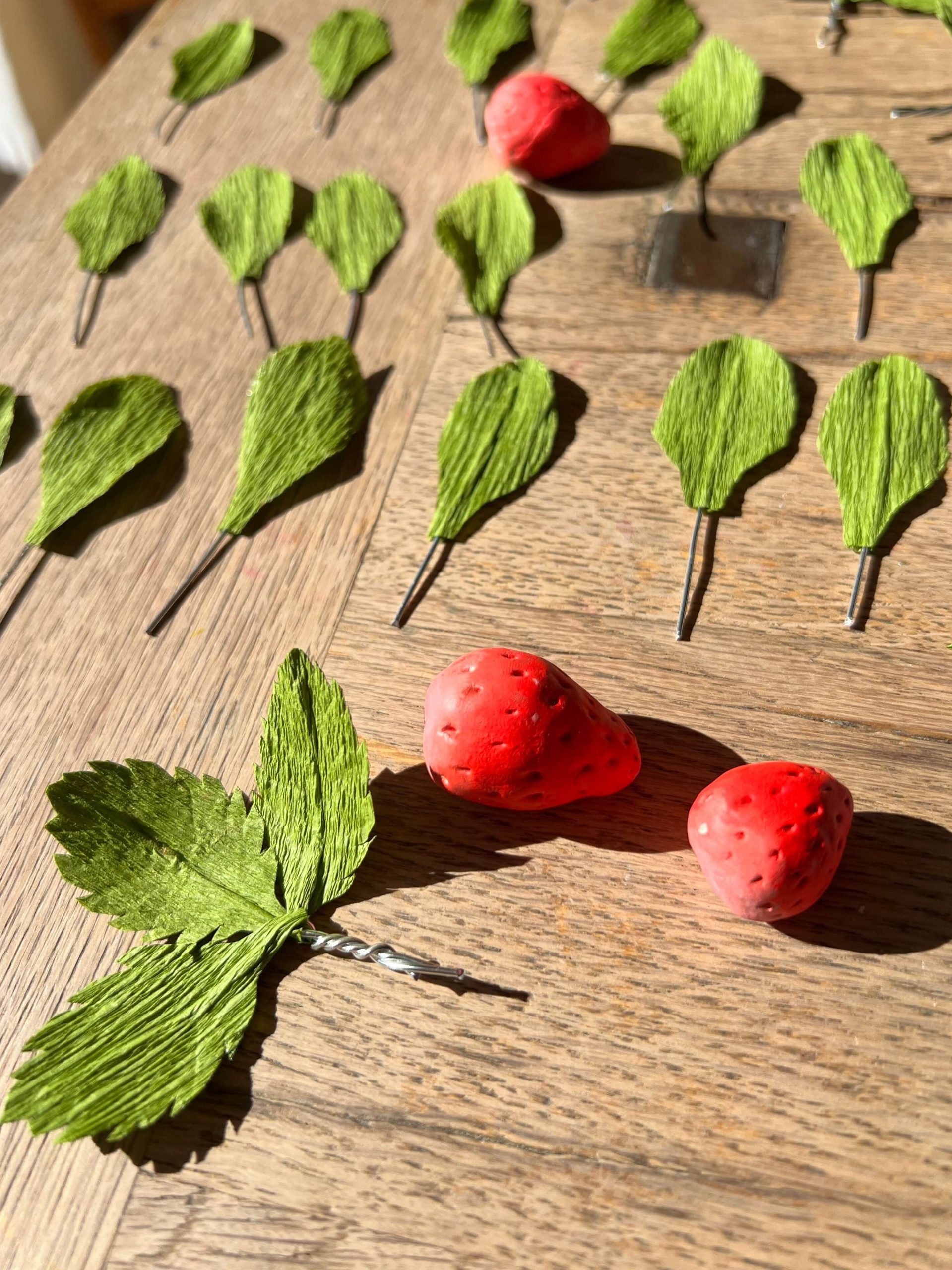 Früchte und Blätter