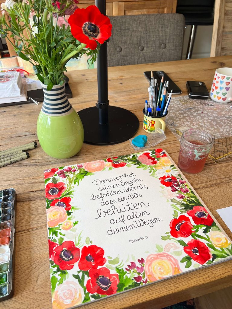 Denn er hat seinen Engeln befohlen über dir