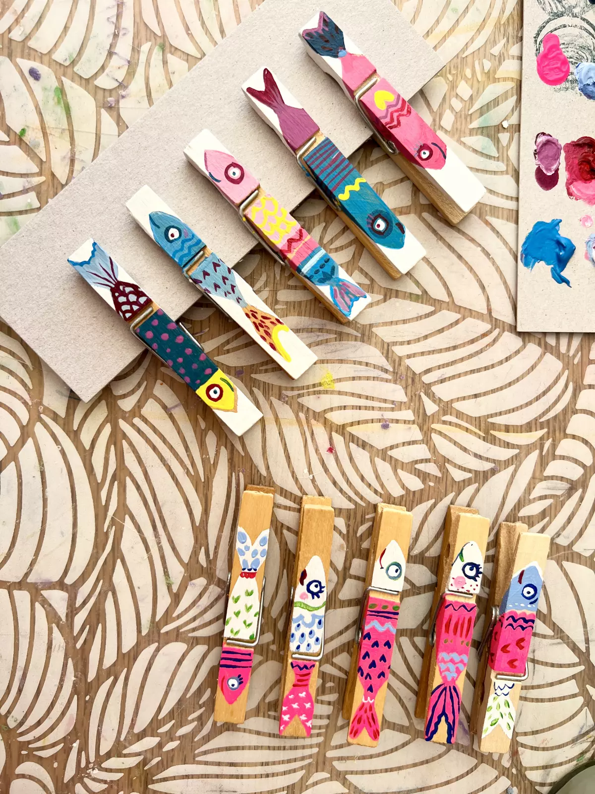 Farbenfrohe Campingplatz-Deko als Kursbeispiel