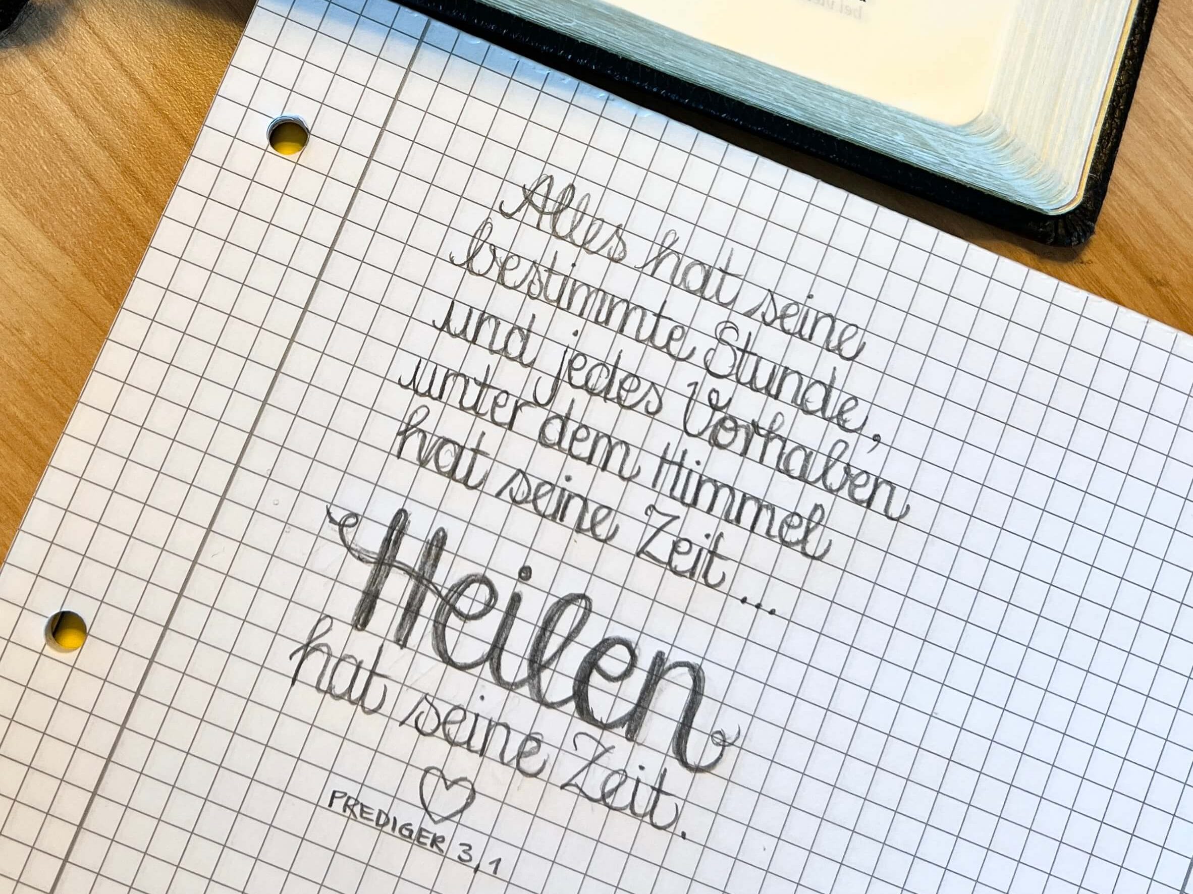 Bibelvers aus Prediger 3,1