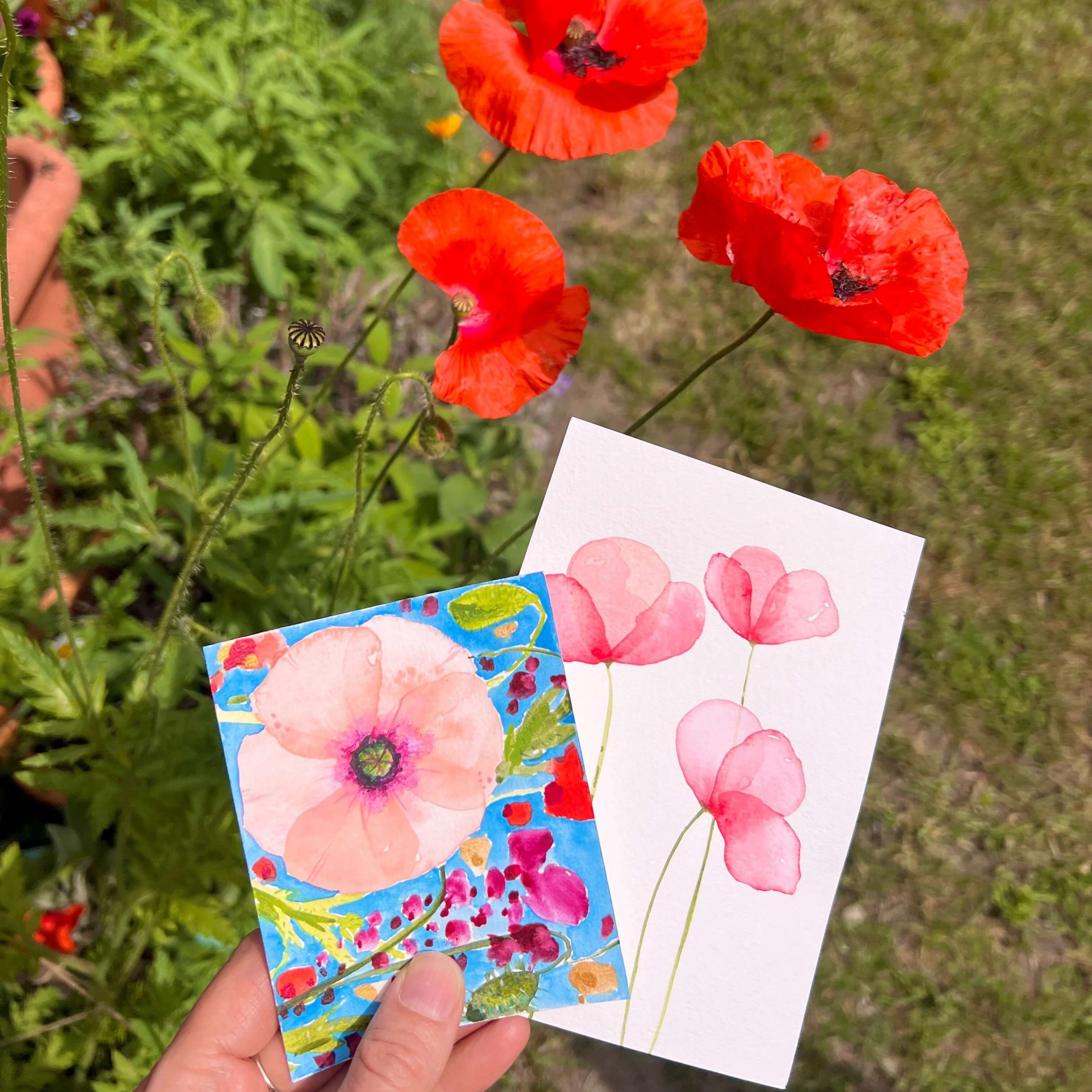 Thema Blumen malen