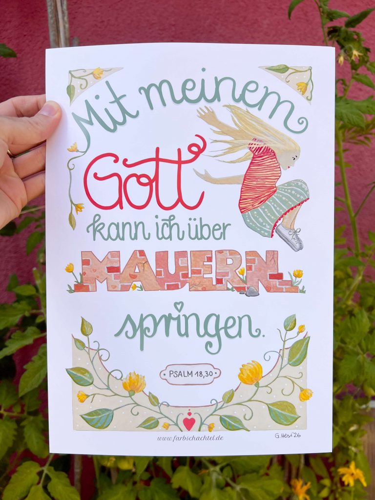 Poster – Beispiel aus dem Farbschachtel Shop