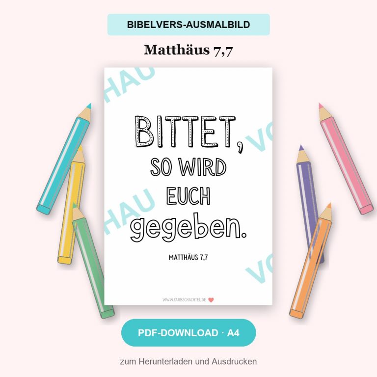 Ausmalbilder als PDF – Beispiel aus dem Farbschachtel Shop