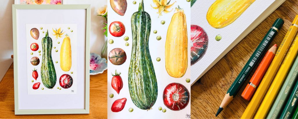 Header Zucchini und Tomaten