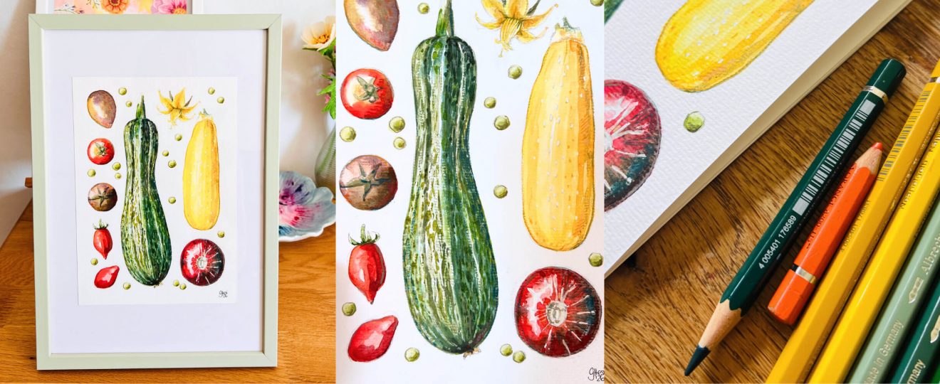 Header Zucchini und Tomaten