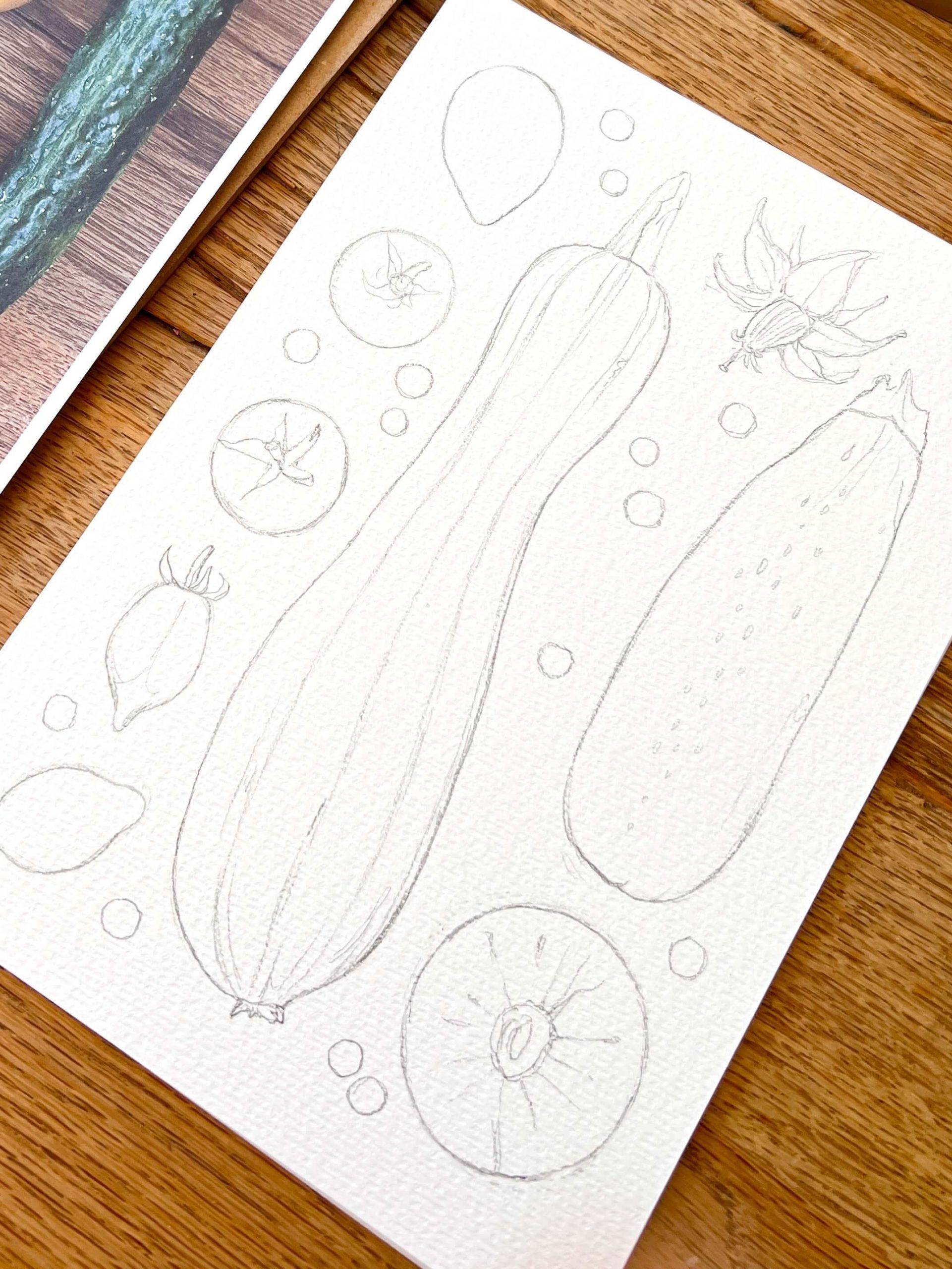 Bleistift Zeichnung